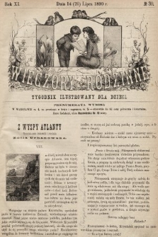 Wieczory Rodzinne : tygodnik ilustrowany dla dzieci. R. 11, 1890, nr 30
