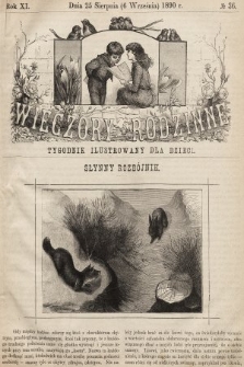 Wieczory Rodzinne : tygodnik ilustrowany dla dzieci. R. 11, 1890, nr 36