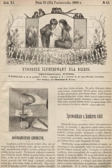 Wieczory Rodzinne : tygodnik ilustrowany dla dzieci. R. 11, 1890, nr 43