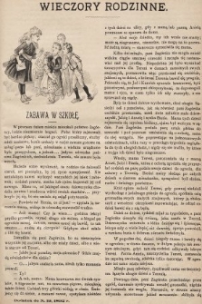 Wieczory Rodzinne : tygodnik ilustrowany dla dzieci. 1892, nr 19