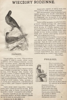 Wieczory Rodzinne : tygodnik ilustrowany dla dzieci. 1892, nr 26