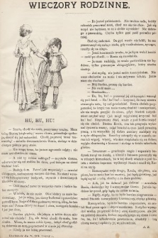Wieczory Rodzinne : tygodnik ilustrowany dla dzieci. 1892, nr 30