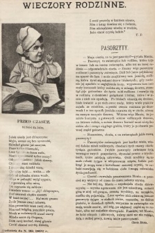 Wieczory Rodzinne : tygodnik ilustrowany dla dzieci. 1892, nr 39