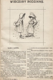 Wieczory Rodzinne : tygodnik ilustrowany dla dzieci. 1892, nr 40