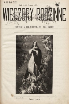 Wieczory Rodzinne : tygodnik illustrowany dla dzieci. R. 19, 1898, nr 33
