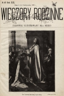 Wieczory Rodzinne : tygodnik illustrowany dla dzieci. R. 19, 1898, nr 42