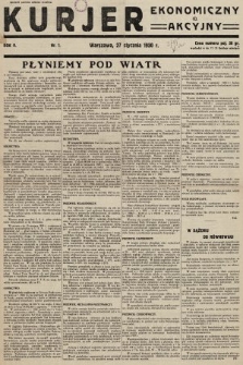 Kurjer Ekonomiczny i Akcyjny. 1930, nr 1