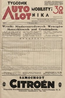 Tygodnik Automobilisty i Lotnika. 1928, nr 13