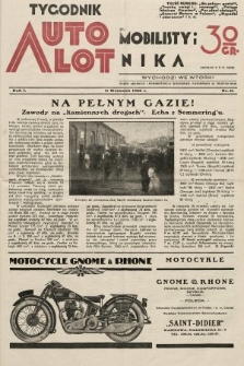 Tygodnik Automobilisty i Lotnika. 1928, nr 15