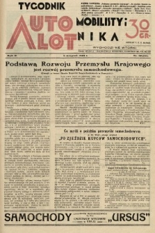 Tygodnik Automobilisty i Lotnika. 1929, nr 32