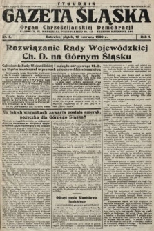 Gazeta Śląska : organ Chrześcijańskiej Demokracji. 1928, nr 3