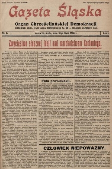 Gazeta Śląska : organ Chrześcijańskiej Demokracji. 1928, nr 8