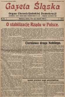 Gazeta Śląska : organ Chrześcijańskiej Demokracji. 1928, nr 13