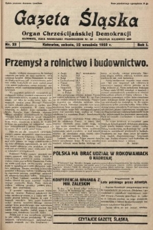 Gazeta Śląska : organ Chrześcijańskiej Demokracji. 1928, nr 23