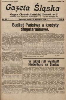 Gazeta Śląska : organ Chrześcijańskiej Demokracji. 1928, nr 24