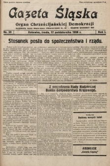 Gazeta Śląska : organ Chrześcijańskiej Demokracji. 1928, nr 30