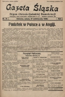 Gazeta Śląska : organ Chrześcijańskiej Demokracji. 1928, nr 34