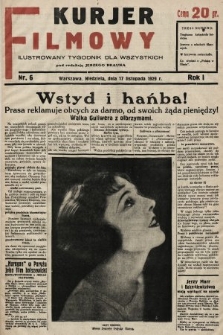 Kurjer Filmowy : ilustrowany tygodnik dla wszystkich. 1929, nr 6