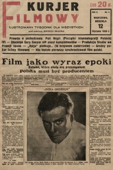 Kurjer Filmowy : ilustrowany tygodnik dla wszystkich. 1930, nr 2