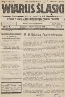 Wiarus Śląski : organ bezpartyjny polityki społecznej. 1928, nr 1