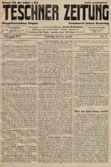 Teschner Zeitung : unparteiisches Organ. 1930, nr 4