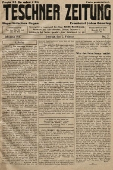 Teschner Zeitung : unparteiisches Organ. 1930, nr 5