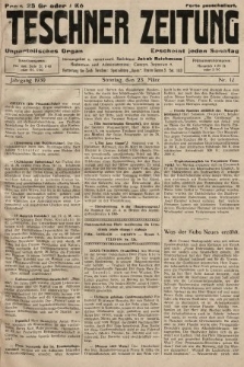 Teschner Zeitung : unparteiisches Organ. 1930, nr 12