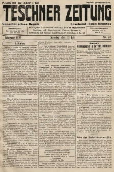 Teschner Zeitung : unparteiisches Organ. 1930, nr 28