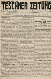 Teschner Zeitung : unparteiisches Organ. 1930, nr 29