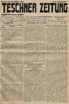 Teschner Zeitung : unparteiisches Organ. 1930, nr 33