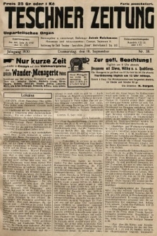 Teschner Zeitung : unparteiisches Organ. 1930, nr 38