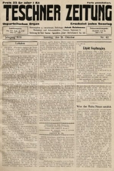 Teschner Zeitung : unparteiisches Organ. 1930, nr 42