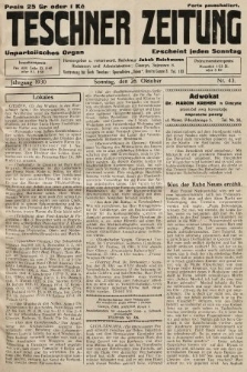 Teschner Zeitung : unparteiisches Organ. 1930, nr 43