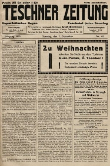 Teschner Zeitung : unparteiisches Organ. 1930, nr 49