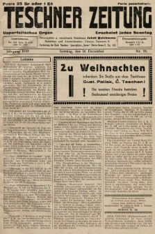 Teschner Zeitung : unparteiisches Organ. 1930, nr 50