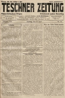 Teschner Zeitung : unparteiisches Organ. 1931, nr 16