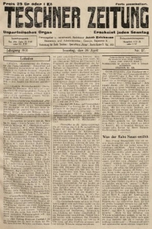 Teschner Zeitung : unparteiisches Organ. 1931, nr 17