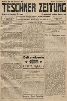 Teschner Zeitung : unparteiisches Organ. 1931, nr 28