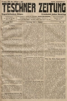 Teschner Zeitung : unparteiisches Organ. 1931, nr 31