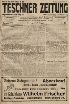Teschner Zeitung : unparteiisches Organ. 1931, nr 32