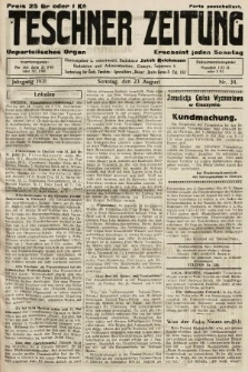 Teschner Zeitung : unparteiisches Organ. 1931, nr 34