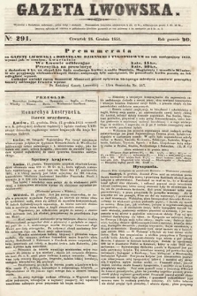 Gazeta Lwowska. 1851, nr 291