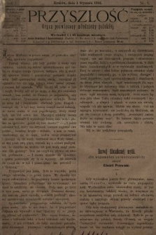 Przyszłość : organ poświęcony młodzieży polskiej. 1883, nr 1