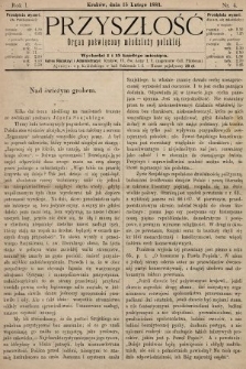 Przyszłość : organ poświęcony młodzieży polskiej. 1883, nr 4