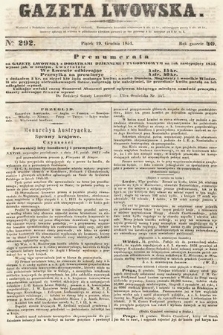 Gazeta Lwowska. 1851, nr 292