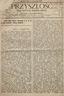 Przyszłość : organ poświęcony młodzieży polskiej. 1883, nr 21