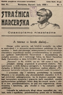 Strażnica Harcerska. 1935, nr 1