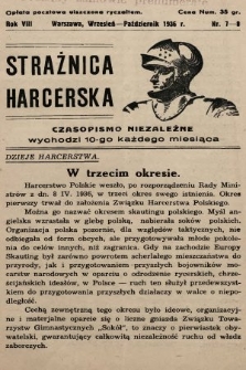 Strażnica Harcerska. 1936, nr 7-8