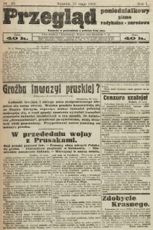 Przegląd Poniedziałkowy : pismo radykalno-narodowe. 1919, nr 15