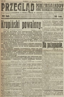 Przegląd Poniedziałkowy : pismo radykalno-narodowe. 1919, nr 18